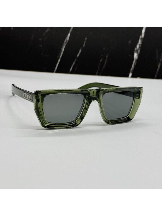New Gucci GG1723S 004 Green Gray Unisex Sunglasses main image 5